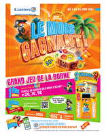 Le mois gagnant 3 (ex dm11) chez Leclerc Valable du 03 au 14 juin 2025
