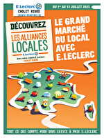 Grand marche des magasins Leclerc Valable du 01 au 12 juillet 2025