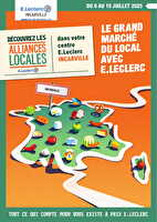 Alliances locales chez Leclerc Valable du 08 au 19 juillet 2025