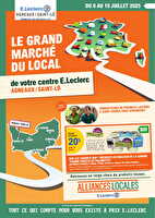 Alliances locales  des magasins Leclerc Valable du 08 au 19 juillet 2025
