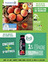 Trafic pouvoir achat 9 - mixte des magasins Leclerc Valable du 22 juillet au 02 août 2025