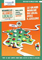 Alliances locales chez Leclerc Valable du 08 au 19 juillet 2025