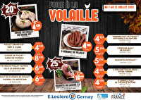Presse volaille s28 des magasins Leclerc Valable du 07 au 12 juillet 2025