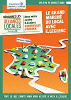 Alliances locales chez Leclerc Valable du 08 au 19 juillet 2025
