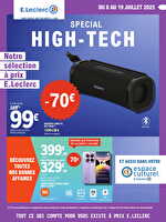 Spécial high tech chez Leclerc Valable du 08 au 19 juillet 2025