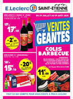 Ventes geantes chez Leclerc Valable du 29 juillet au 09 août 2025