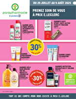 Prospectus eté chez Leclerc Valable du 29 juillet au 09 août 2025