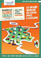 Alliances locales des magasins Leclerc Valable du 08 au 19 juillet 2025