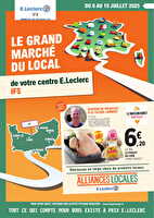Alliances locales des magasins Leclerc Valable du 08 au 19 juillet 2025