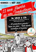 Marche de nos producteurs  chez Leclerc Valable du 22 juillet au 01 août 2025