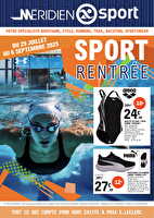 Sport rentree chez Leclerc Valable du 29 juillet au 06 septembre 2025