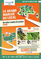 Alliances locales des magasins Leclerc Valable du 08 au 19 juillet 2025