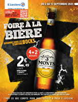 Foire à la bière op région chez Leclerc Valable du 31 août 2025