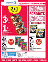 Maxi format maxi economies chez Leclerc Valable du 24 août 2025