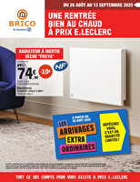 Trafic brico 9 chez Leclerc Valable du 24 août 2025
