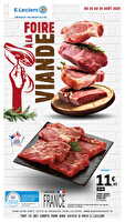 Foire à la viande 2 chez Leclerc Valable du 24 août 2025