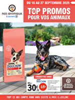 Trafic animalerie 8 des magasins Leclerc Valable du 14 septembre 2025