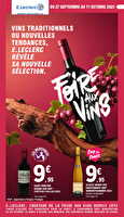 Foire aux vins chez Leclerc Valable du 14 septembre 2025