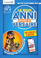 Anniversaire 2 des magasins Leclerc Valable du 07 septembre 2025