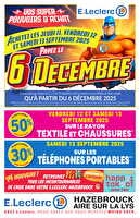 Tract mag 08 au 14 sept chez Leclerc Valable du 06 septembre 2025