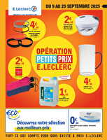 Petits prix 2 des magasins Leclerc Valable du 07 septembre 2025