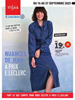 Rdv jeans 2 chez Leclerc Valable du 14 septembre 2025