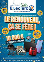 Le renouveau ça se fête chez Leclerc Valable du 07 septembre 2025
