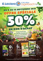 Jardin d'automne chez Leclerc Valable du 06 septembre 2025