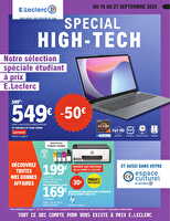 Spécial high tech des magasins Leclerc Valable du 14 septembre 2025