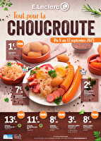 Presse choucroute chez Leclerc Valable du 06 septembre 2025