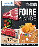 Foire a la viande 2 chez Leclerc Valable du 26 octobre 2025