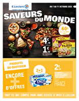 Trafic pouvoir d'achat 12 des magasins Leclerc Valable du 05 octobre 2025