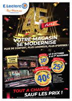 Votre magasin se modernise des magasins Leclerc Valable du 17 octobre 2025