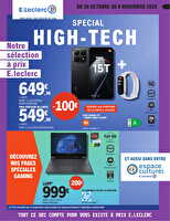 Spécial high tech chez Leclerc Valable du 26 octobre 2025