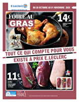 Foire au gras chez Leclerc Valable du 26 octobre 2025