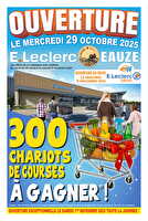 Ouverture 2025 des magasins Leclerc Valable du 27 octobre 2025