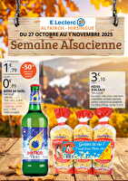 Semaine alsacienne des magasins Leclerc Valable du 25 octobre 2025