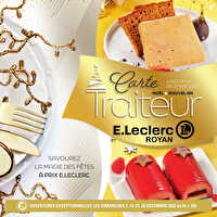 Carte festive magasin chez Leclerc Valable du 01 au 31 décembre 2025