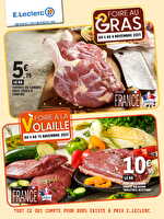 Foire au gras - dates 2 chez Leclerc Valable du 02 novembre 2025