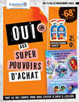 Super pouvoirs d'achat chez Leclerc Valable du 09 novembre 2025