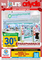 Ouverture exceptionnelle des magasins Leclerc Valable du 09 novembre 2025