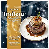 Carte traiteur fin d'année 2025 chez Leclerc Valable du 19 novembre au 31 décembre 2025