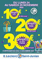 Noël chez Leclerc Valable du 24 au 29 novembre 2025