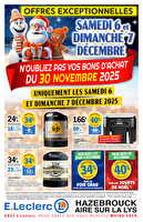 Tract mag 08 au 14 décembre chez Leclerc Valable du 01 au 20 décembre 2025