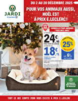 Trafic animalerie 10 des magasins Leclerc Valable du 02 au 20 décembre 2025