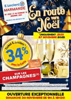 Op noel 3 des magasins Leclerc Valable du 27 au 30 novembre 2025