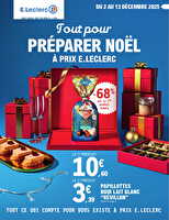 Depenser moins 24 - mixte des magasins Leclerc Valable du 02 au 13 décembre 2025