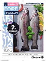 Foire au poisson 2 chez Leclerc Valable du 02 novembre 2025