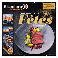 Menus de fetes chez Leclerc Valable du 27 novembre au 31 décembre 2025
