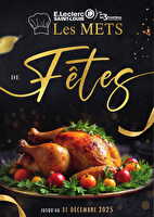 Carte traiteur festive des magasins Leclerc Valable du 17 novembre au 31 décembre 2025